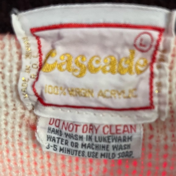 Vintage Cascade Mens Sweater Size Large Arrow Design‎ EUC - Picture 4 of 4